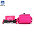 wholesale fashion waterproof six wheels climb stairs trolley bag for girl